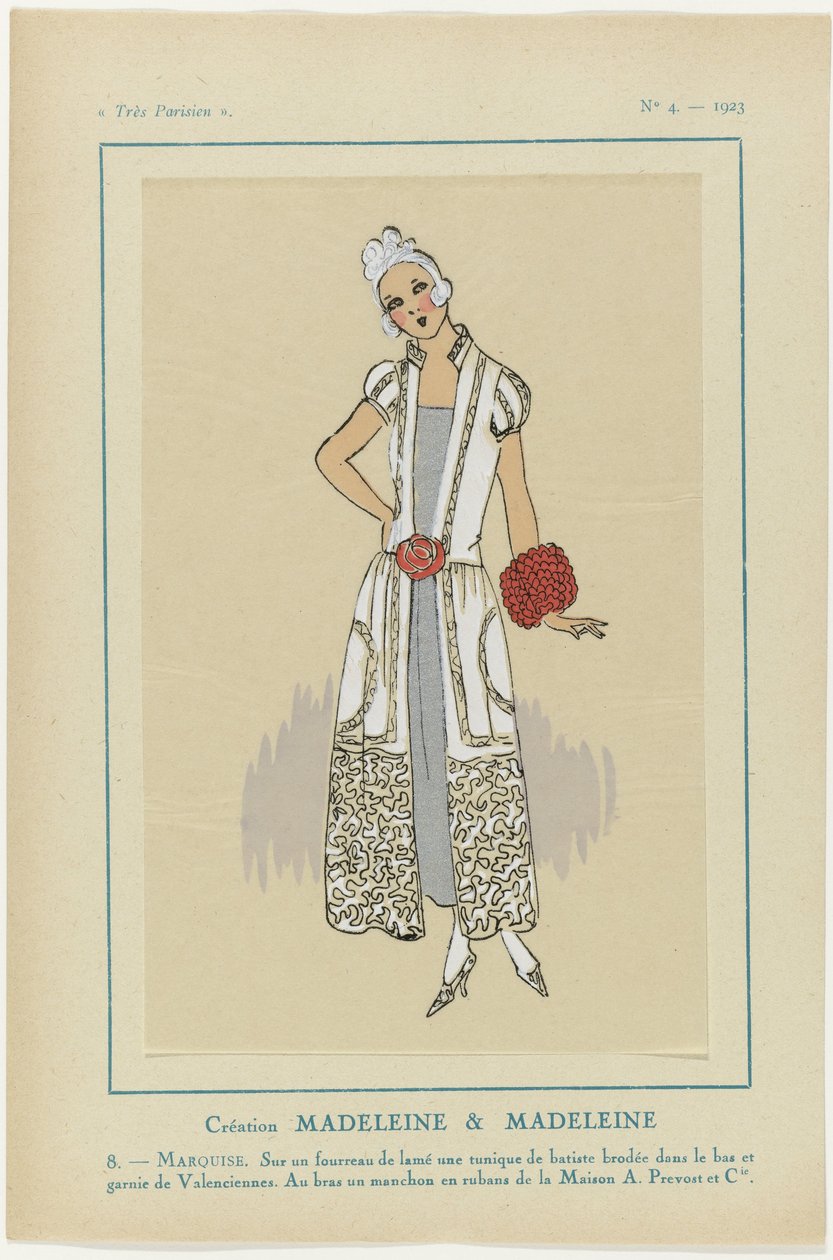 Très Parisien, 1923, No. 4: 8. - MARQUISE. On a Sheath... by Anonymous