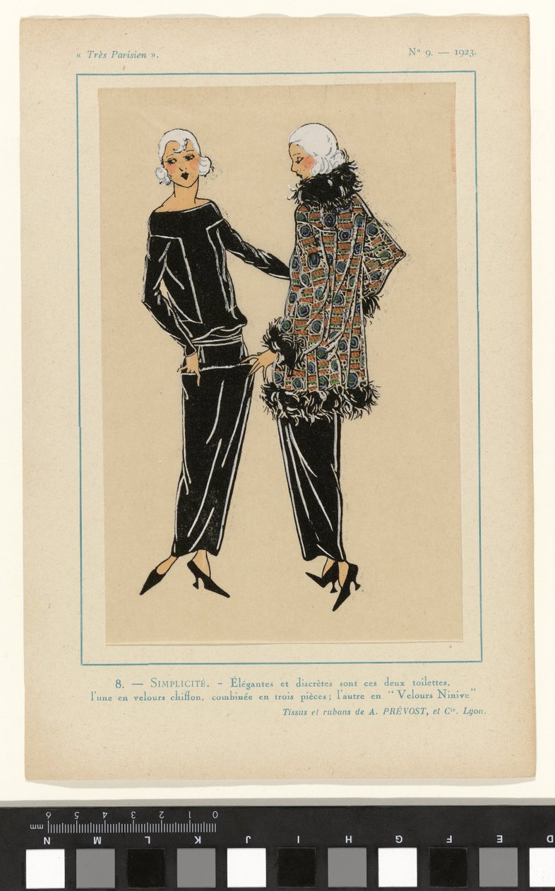 Very Parisian, 1923, No. 9: Simplicity. Elegant and Discreet by Anonymous
