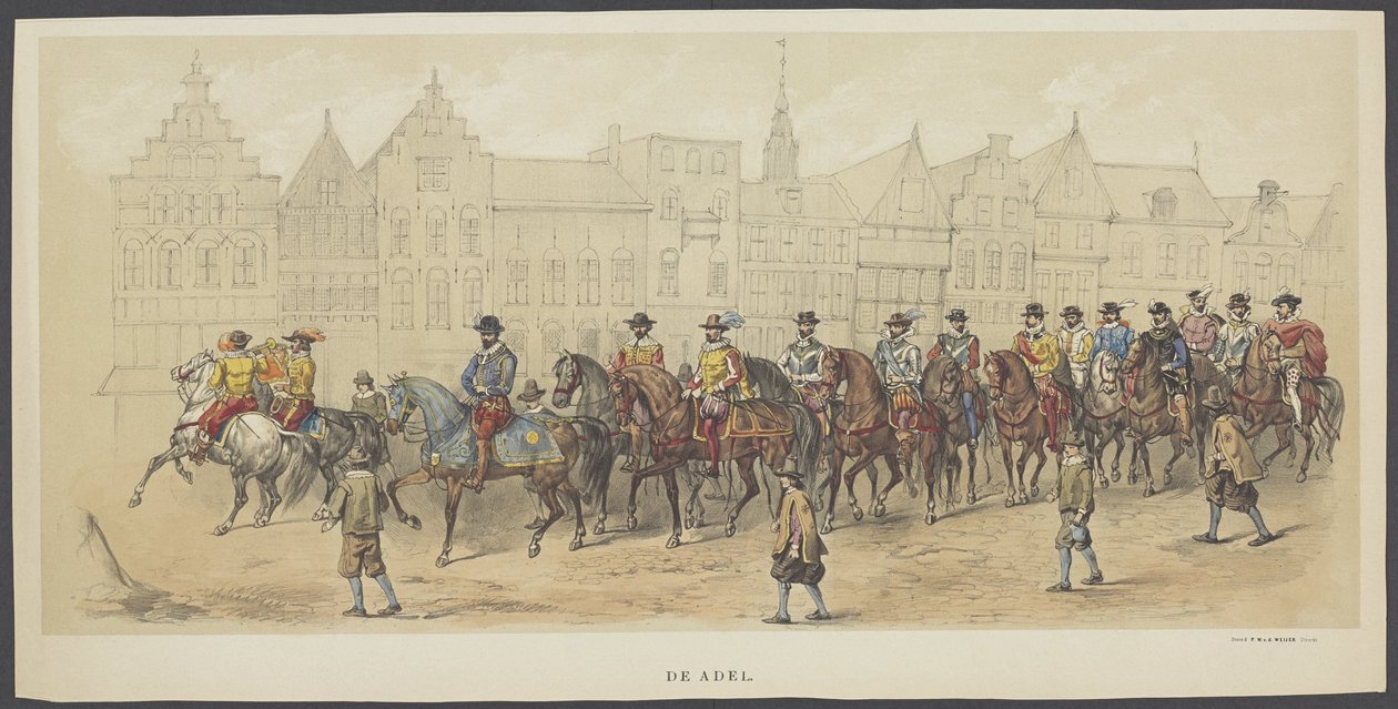 Utrecht Masquerade, Plate A: The Nobility, 1856 by Anonymous
