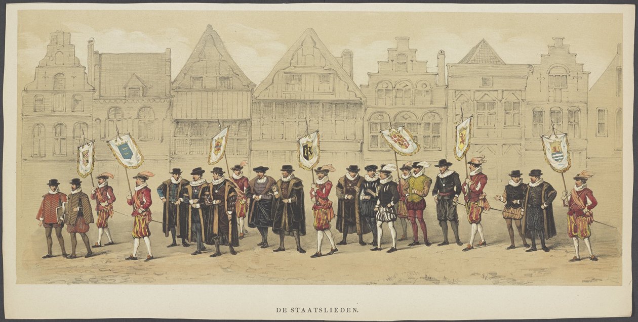 Utrecht Masquerade, Plate C: Statesmen, 1856 by Anonymous