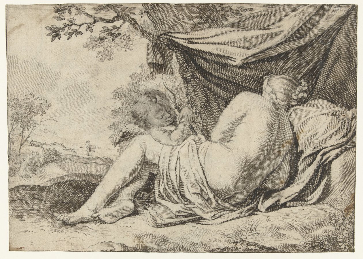 Venus and Cupid by Anonymous