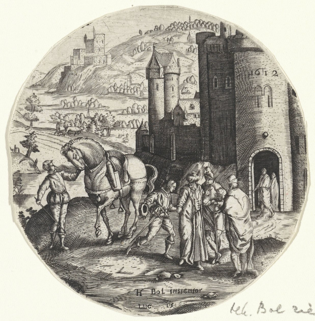 Prodigal Son Bids Farewell to His Father by Anonymous