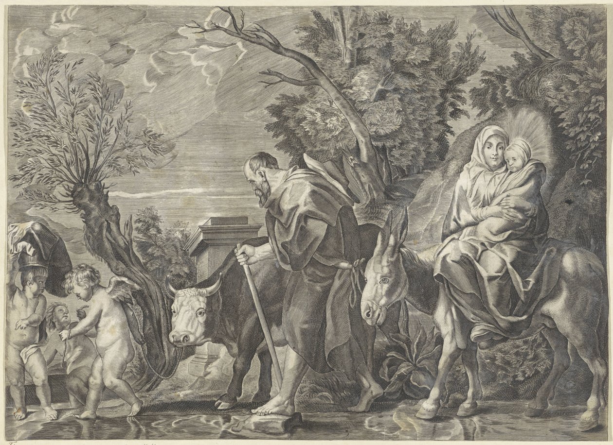 Flight into Egypt by Anonymous