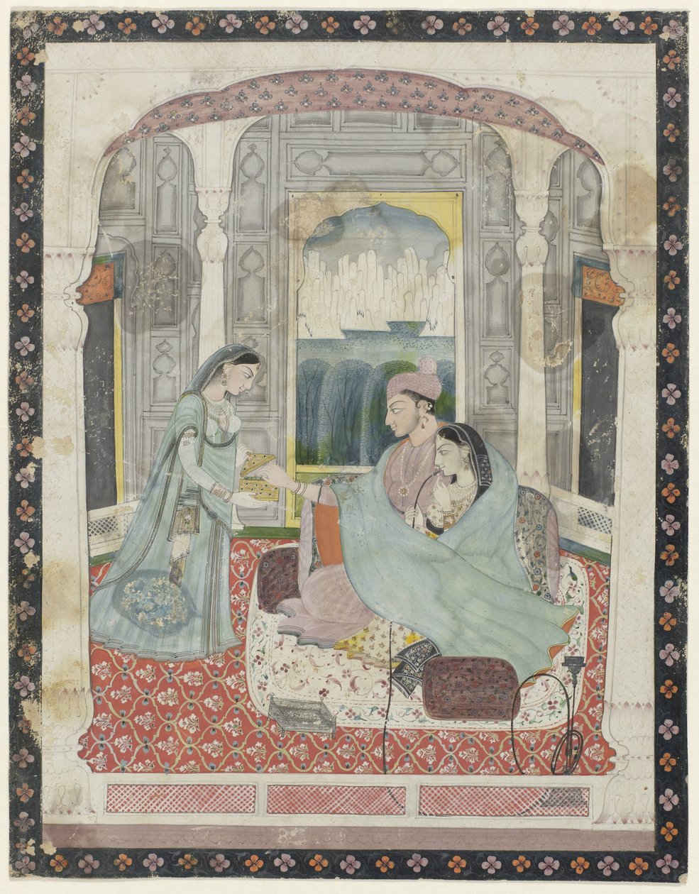 Royal Couple in Palace by Anonymous