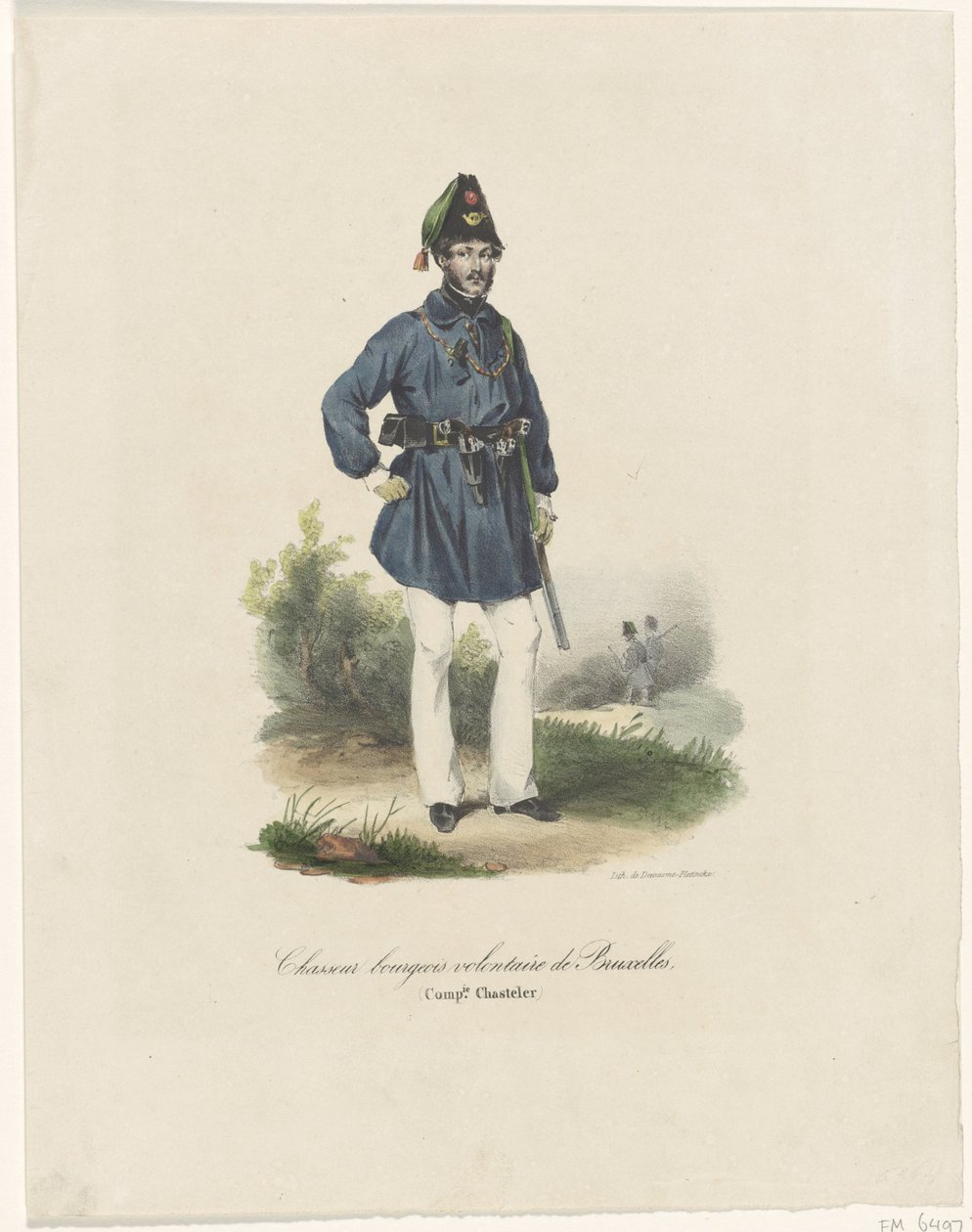 Volunteer Hunter of Brussels, 1830 by Anonymous