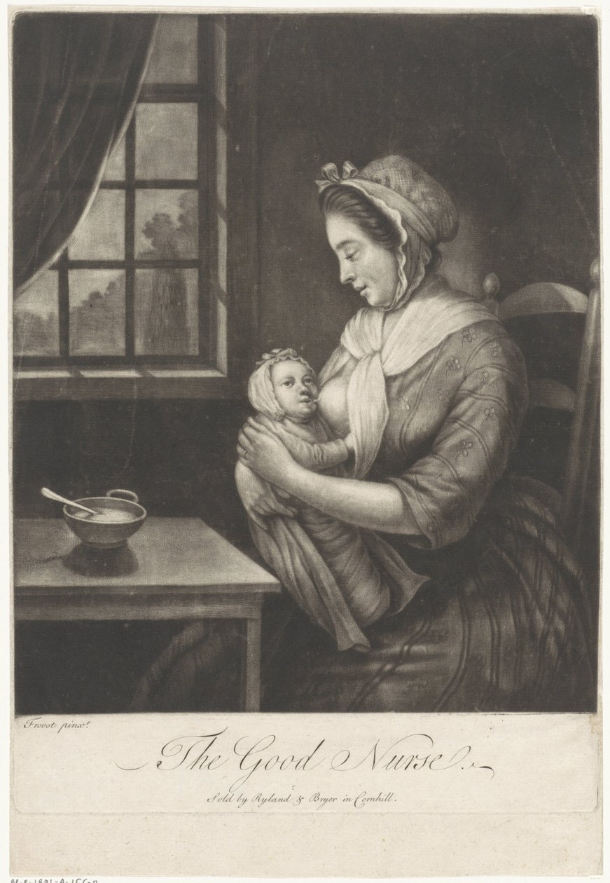 Woman Breastfeeding by Anonymous