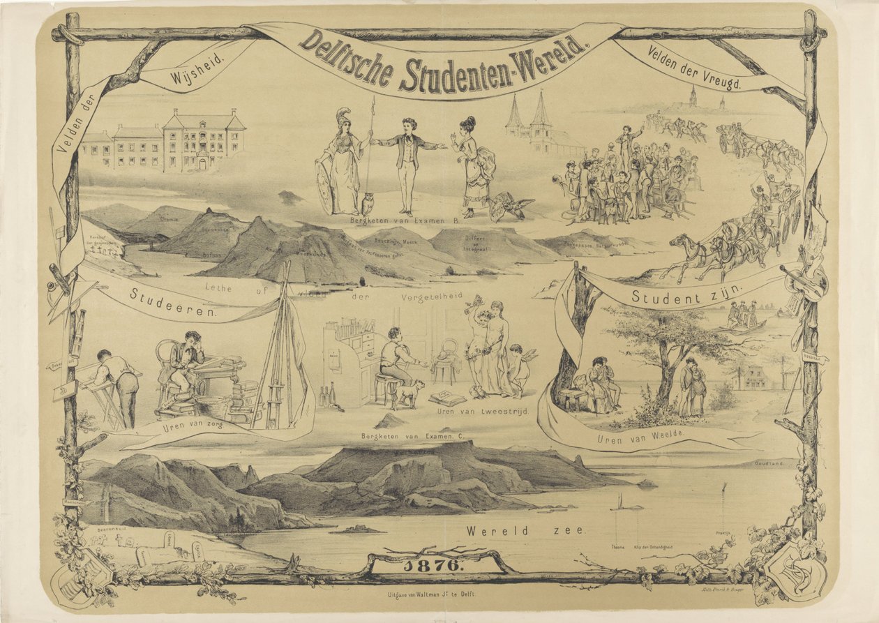 World of the Delft Student, 1876 by Anonymous