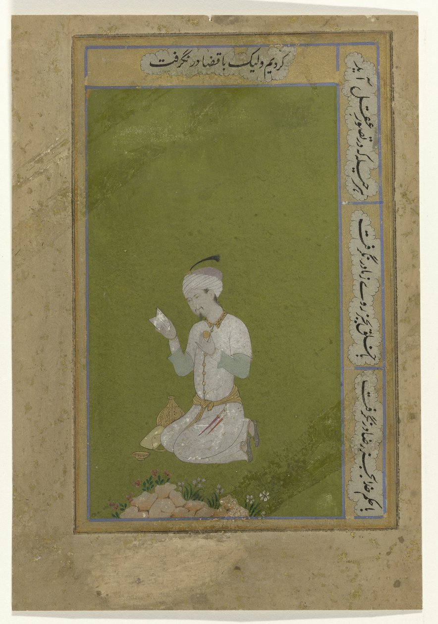 Seated Nobleman with Letter in Hand by Anonymous