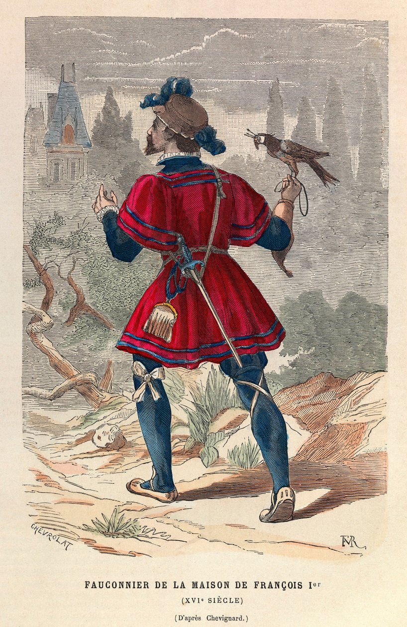 A falconer from the house of King Francois I in the 16th century by Anonymous Anonymous