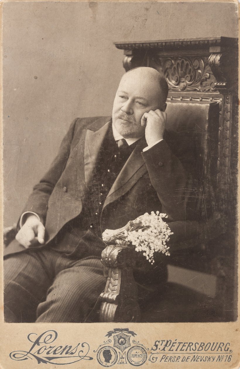 Portrait of the Composer Anatoly Konstantinovich Lyadov by Anonymous Anonymous