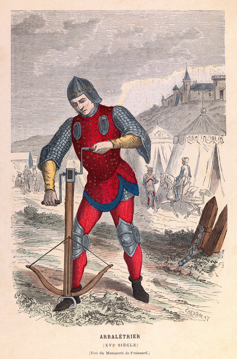 Crossbowman in the 16th century in Paris by Anonymous Anonymous