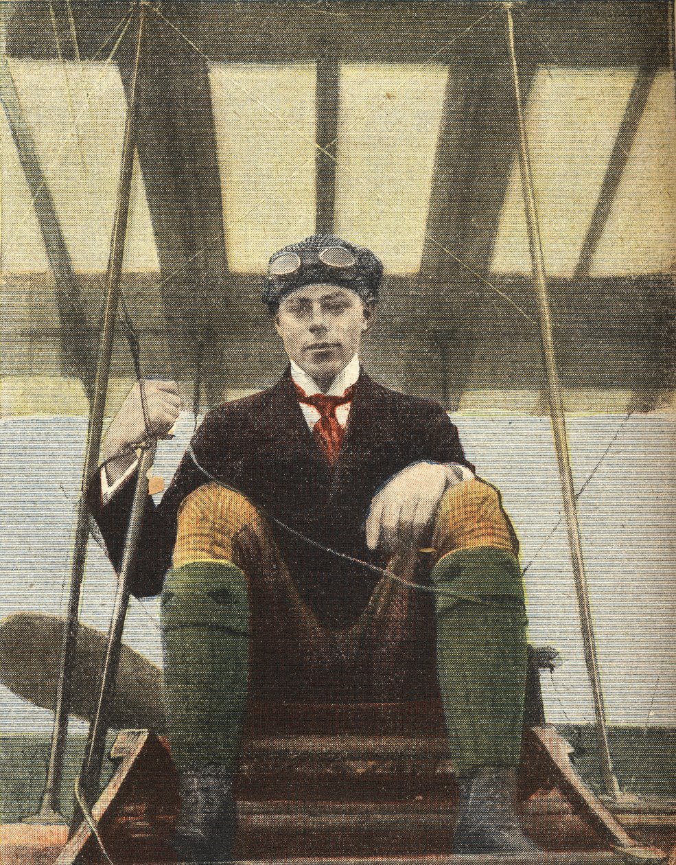 Aviation: Portrait of the Aviator Henri Wynmalen by Anonymous Anonymous