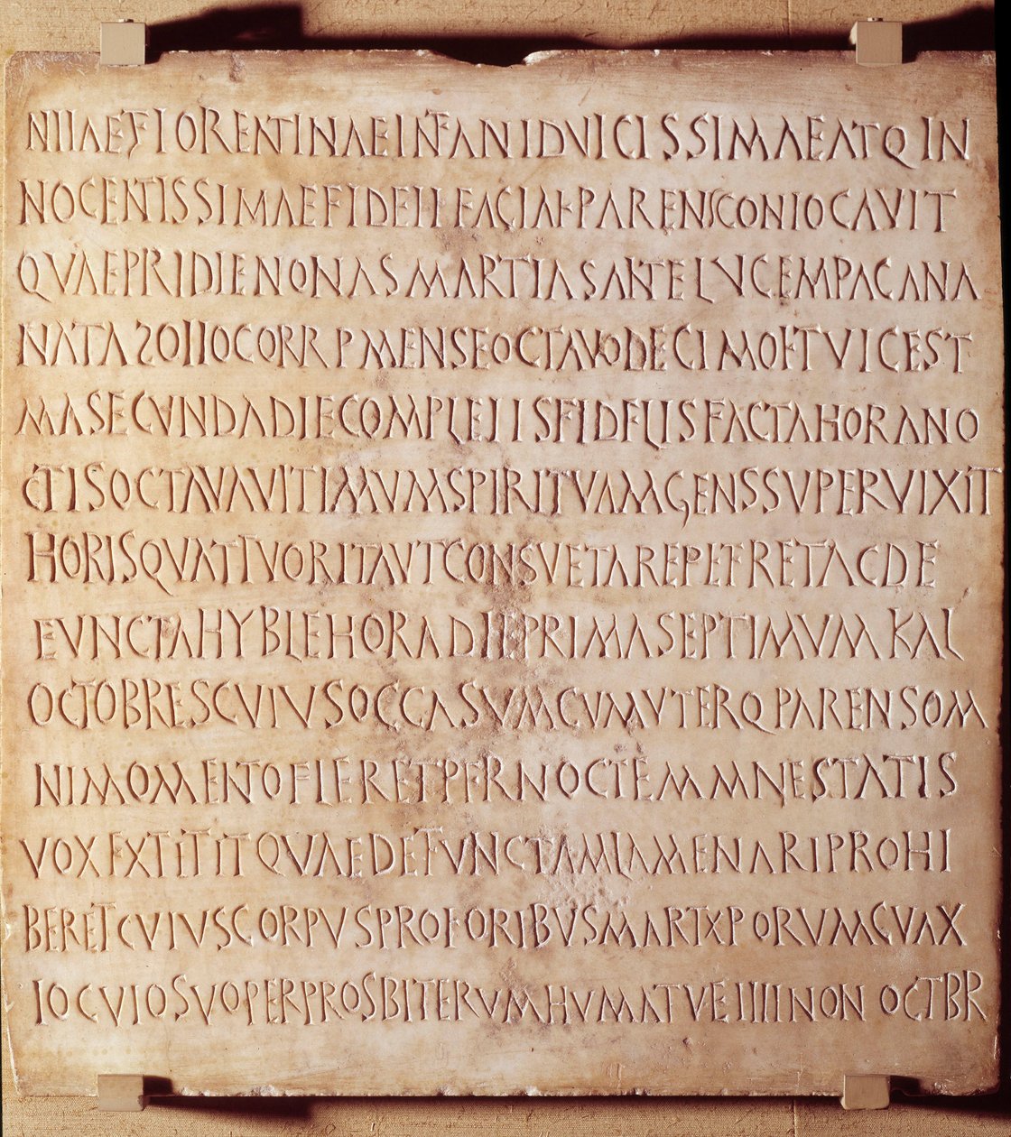 Catania inscriptions describing the method of administration of baptisms and funerary rites, beginning of the 4th century by Anonymous Anonymous