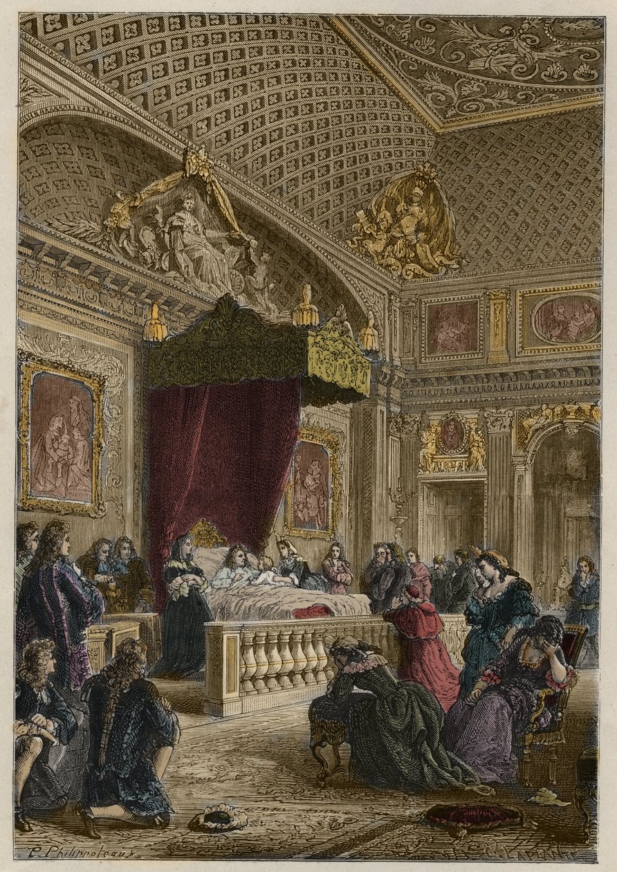 Death of Louis XIV at Versailles, September 1 by Anonymous Anonymous