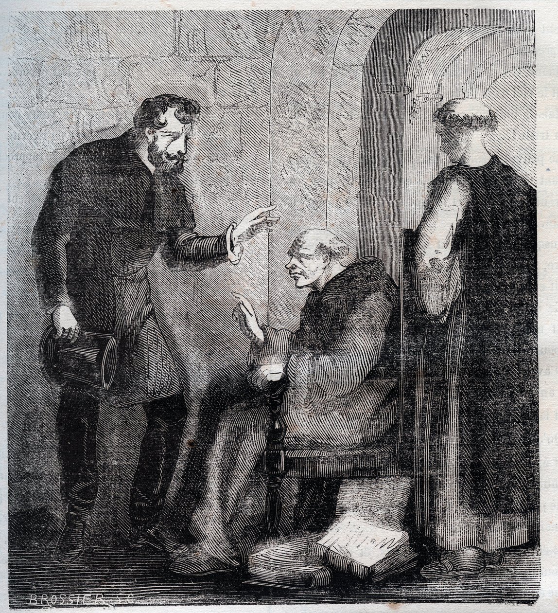 Diogo Inacio de Pina Manique (1733-1805), Portuguese magistrate attacking the Portuguese freemasonry (engraving from 1879 in 