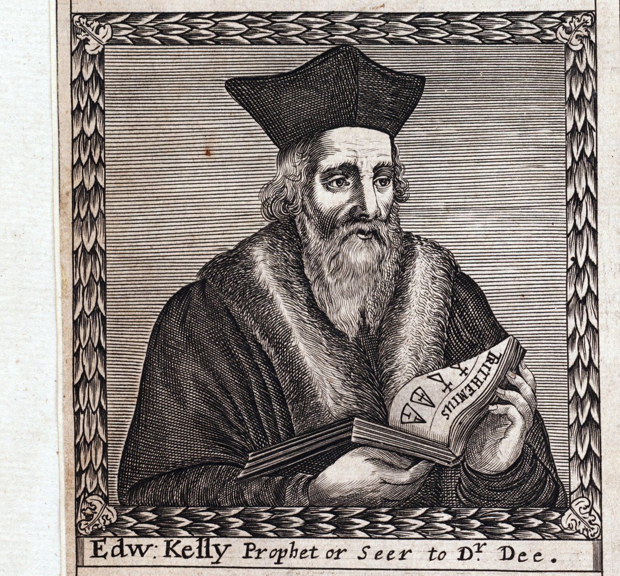 Edward Kelley or Edward Talbot (1555-1597) (Anonymous Engraving) by Anonymous Anonymous