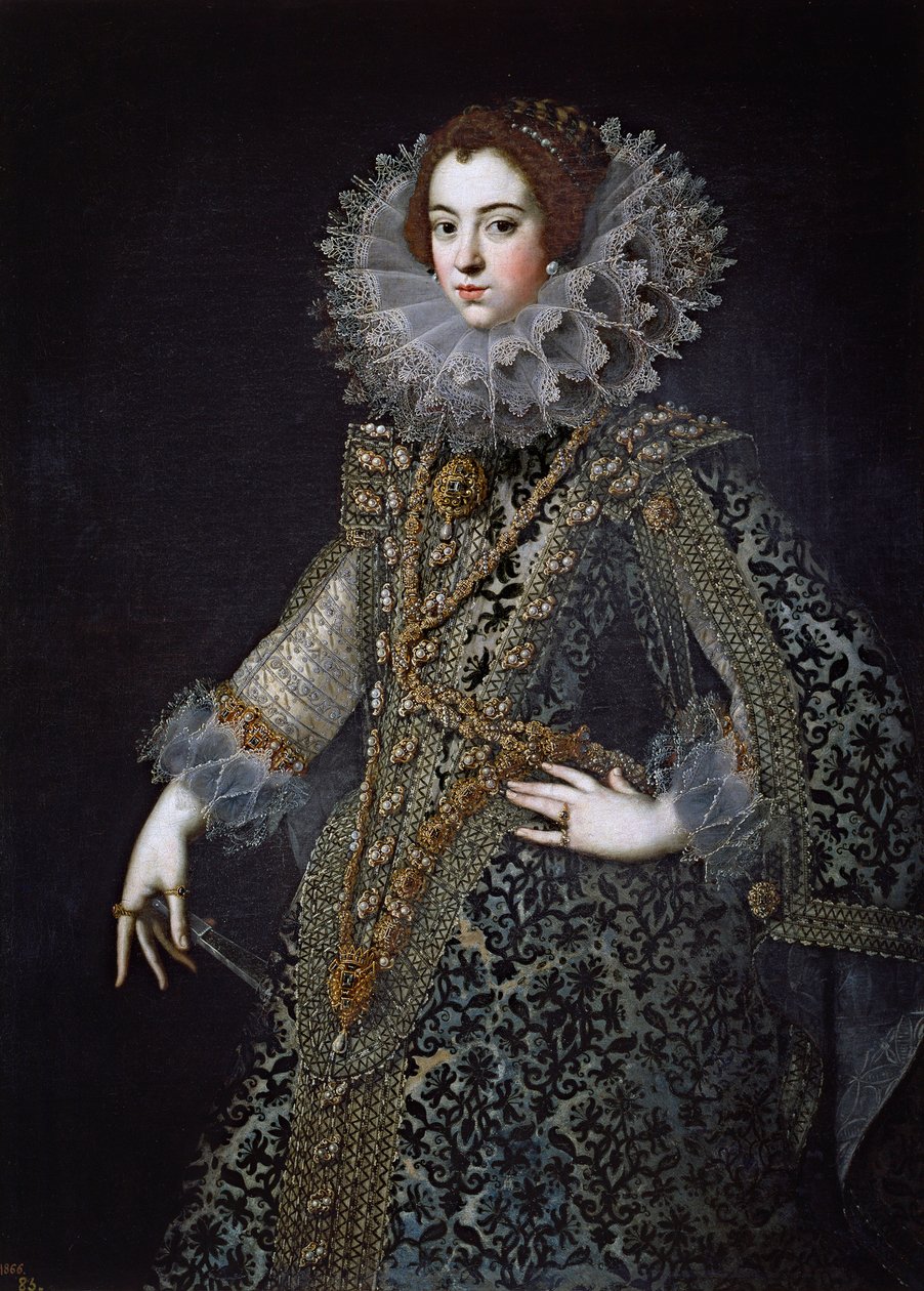 Portrait of Elisabeth of France, Queen Consort of Spain by Anonymous Anonymous