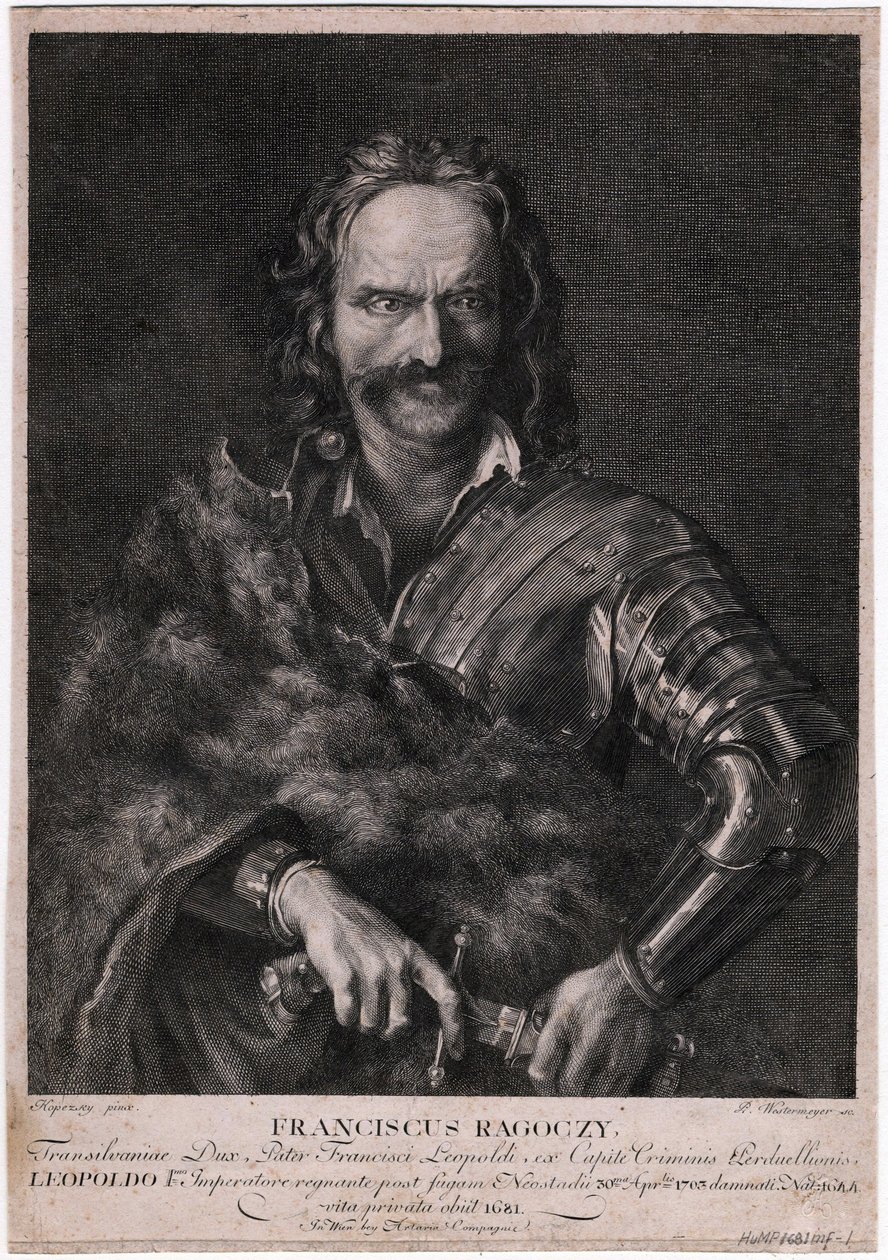 Francis II Rakoczi (1676-1735) - Anonymous - 1704 - Etching - Private Collection by Anonymous Anonymous