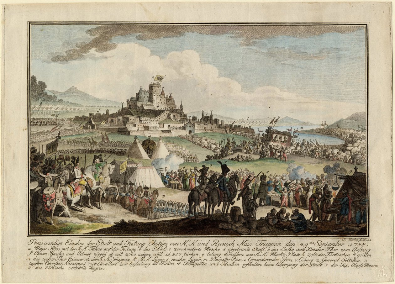 The Taking of Khotyn by Russian Army on September 29 by Anonymous Anonymous
