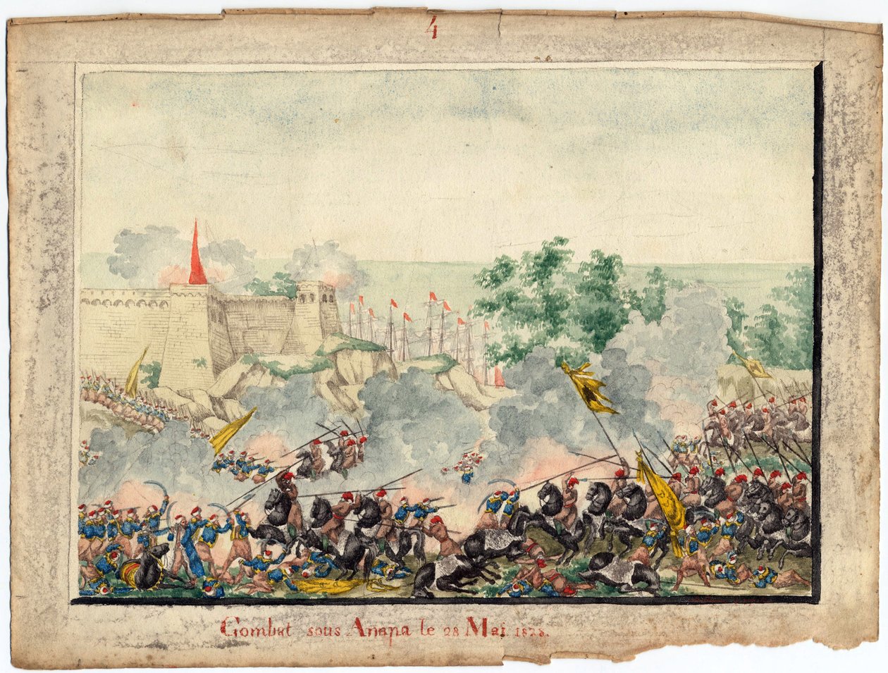 Russo-Turkish War of 1828-1829 - The Capture of the Anapa fortress on June 23 by Anonymous Anonymous