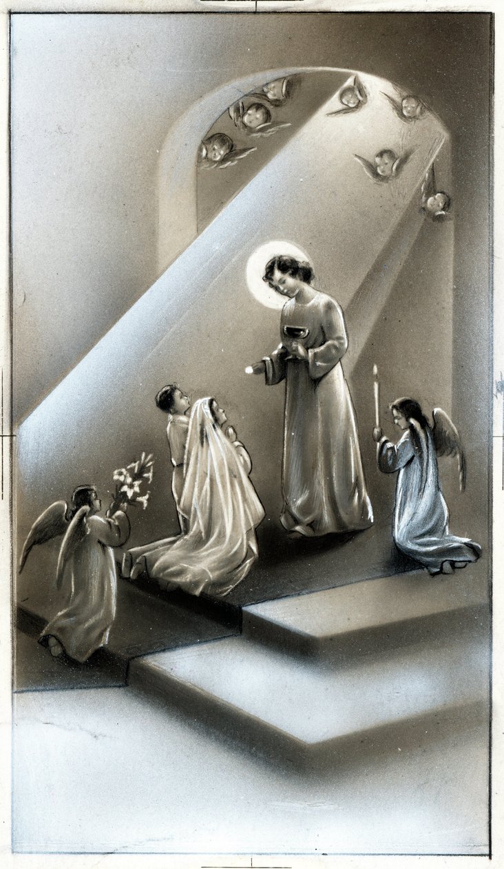Holy image: communion, stage of Christian religious education by Anonymous Anonymous