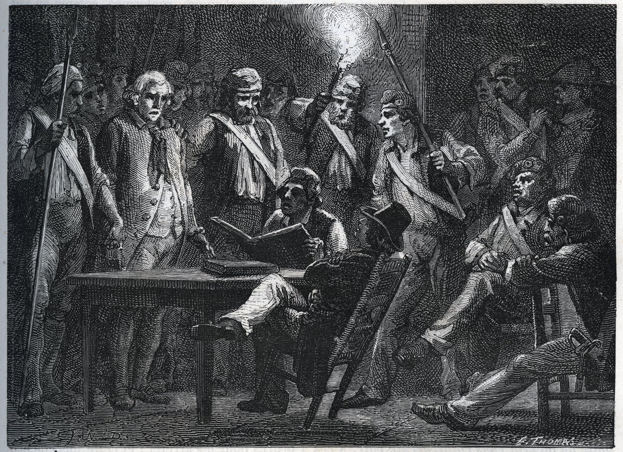 The Maillard Tribunal during the Revolution (Stanislas Marie Maillard) by Anonymous Anonymous