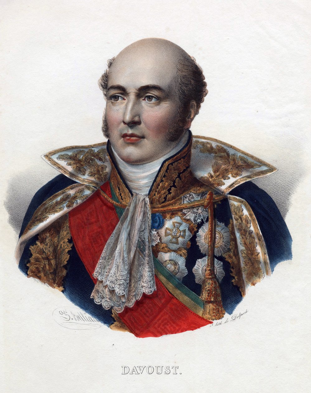 Louis Nicolas Davout, Marshal of France by Anonymous Anonymous