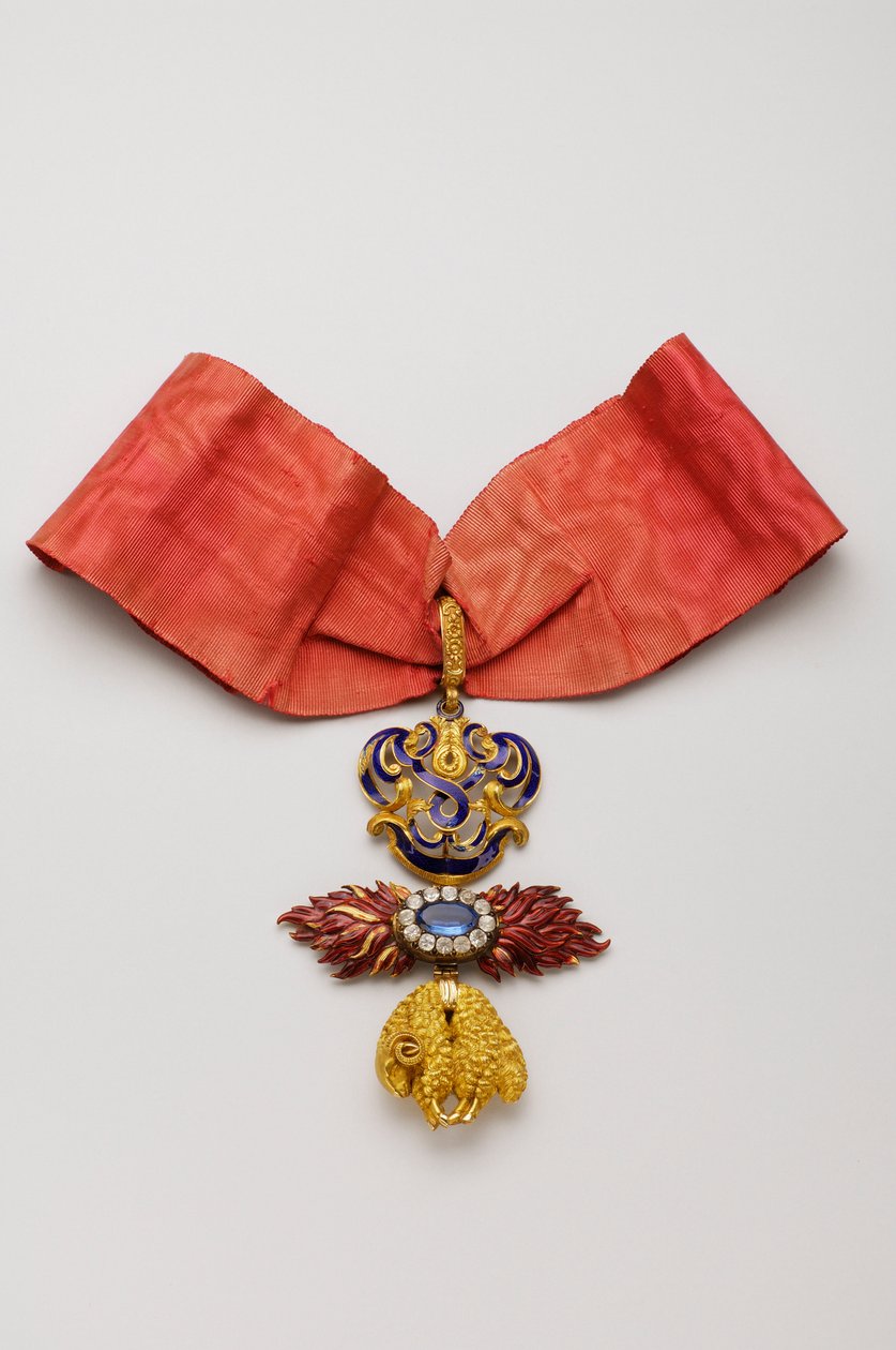 Order of the Golden Fleece: Spanish Golden Fleece - Insignia Belonging to Jean Charles de Saldanha Oliveira e Daun by Anonymous Anonymous