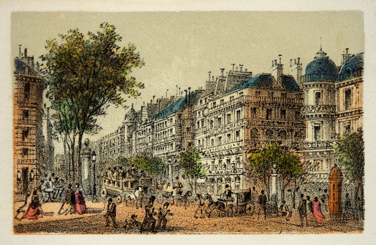 Paris 1874: Boulevard des Italiens by Anonymous Anonymous