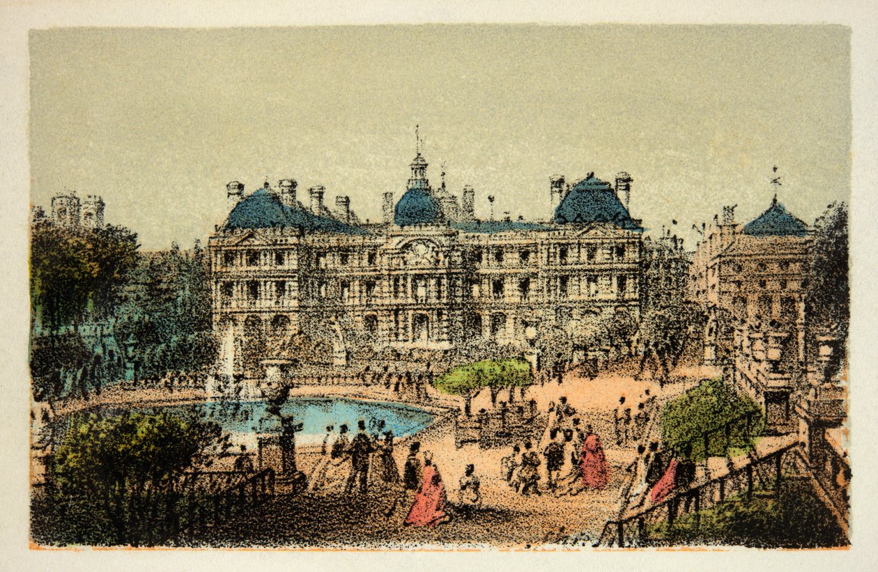 Paris 1874: The Luxembourg Gardens - Private Collection by Anonymous Anonymous