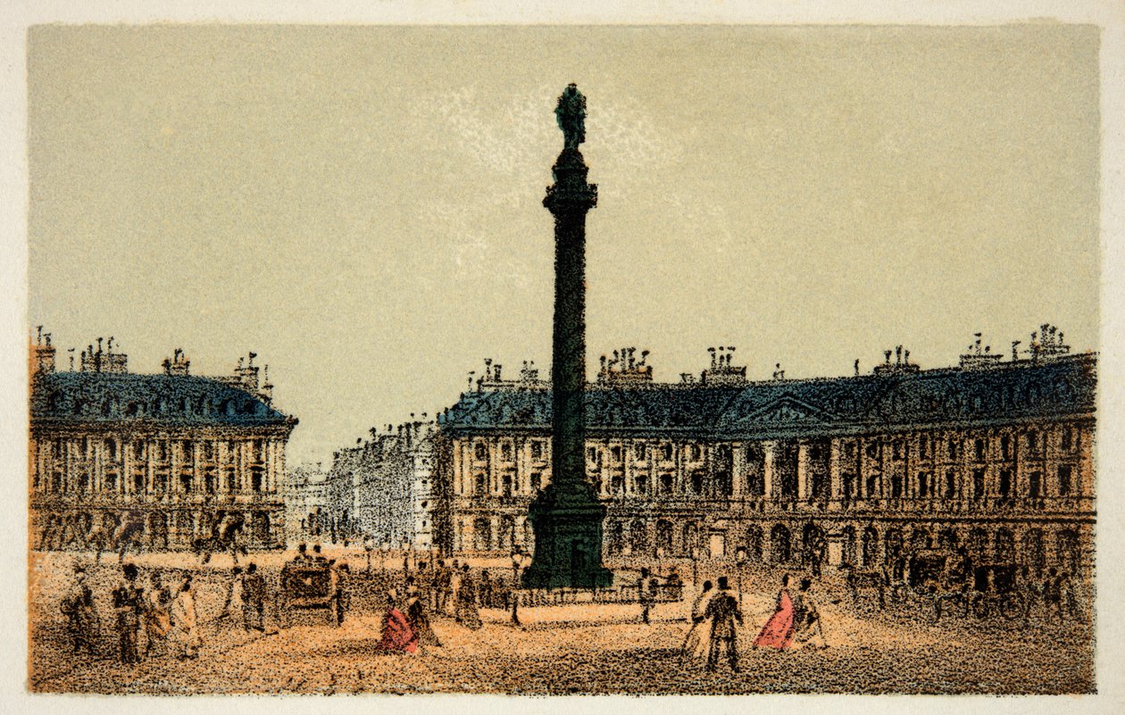 Paris 1874: Place Vendome - Private collection by Anonymous Anonymous