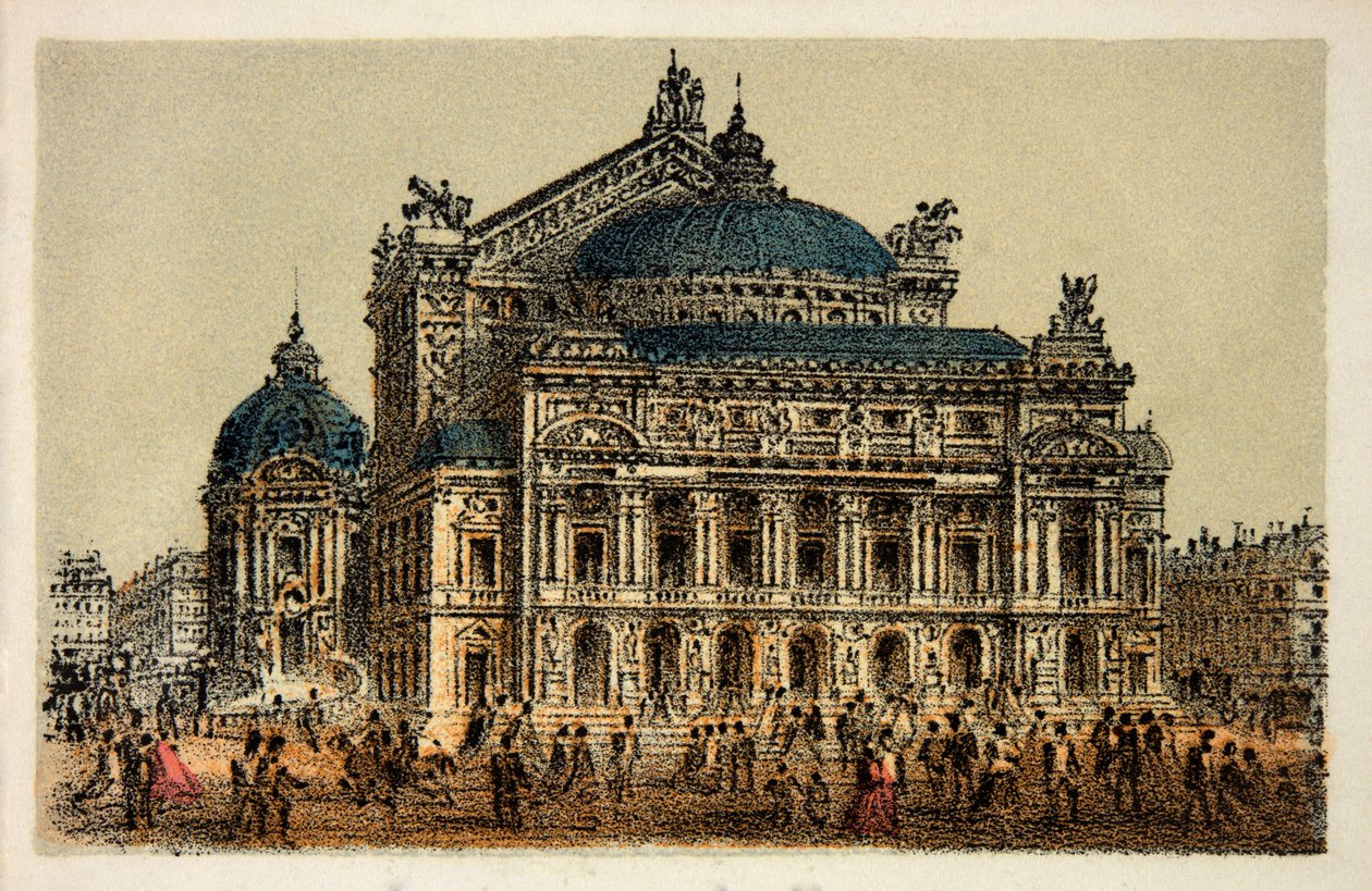 Paris 1874: The New Opera (Opera Garnier), Private Collection by Anonymous Anonymous