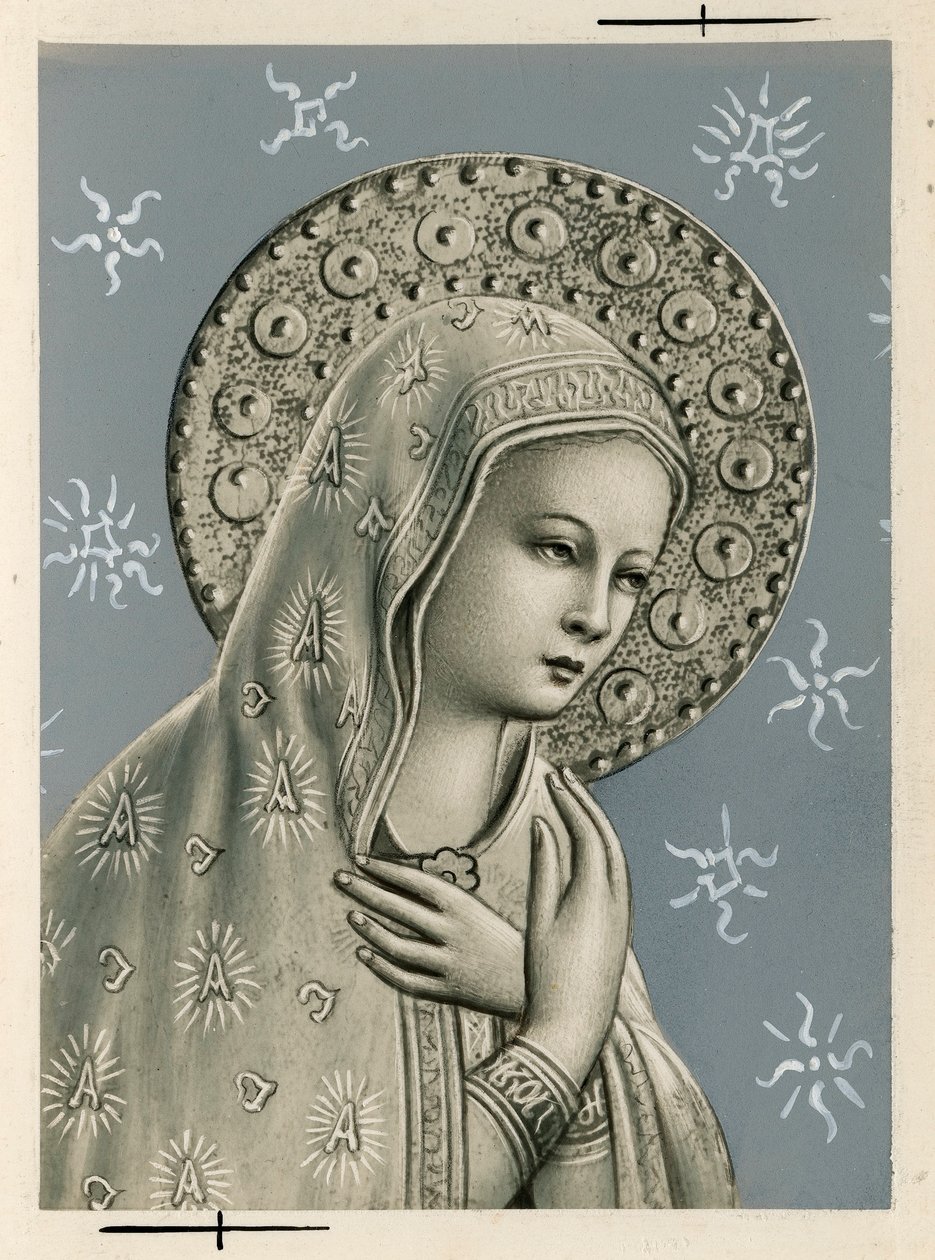 The Virgin Mary by Anonymous Anonymous