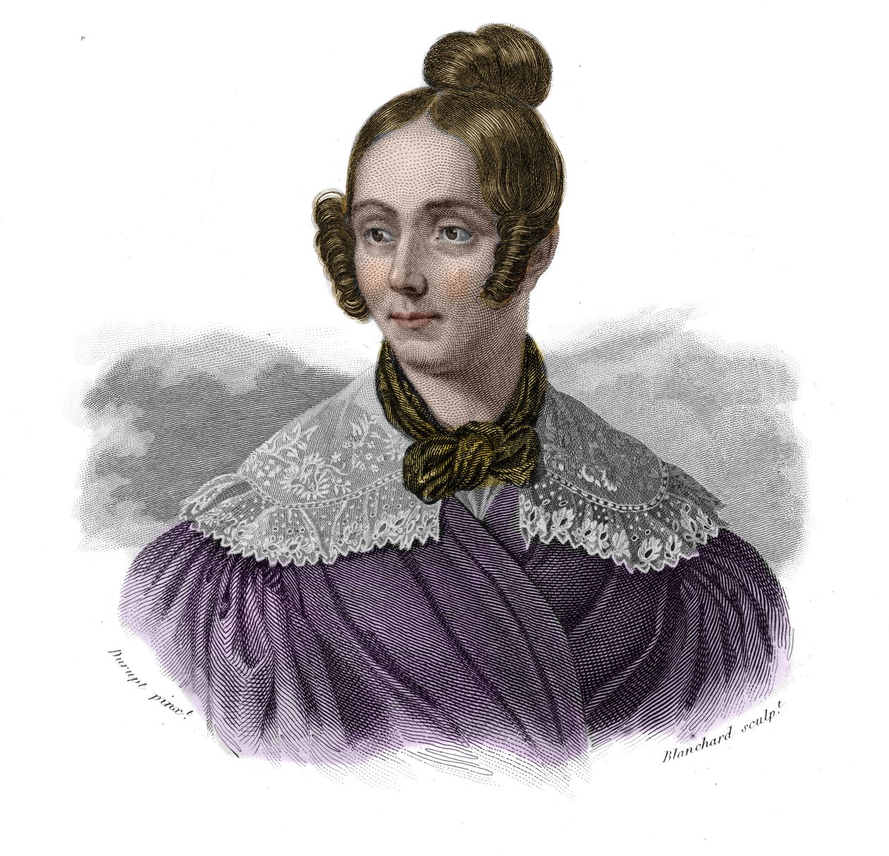 Portrait of Mademoiselle Didion (Barbe Francoise Madeleine Didion) (1798-1836) by Anonymous Anonymous