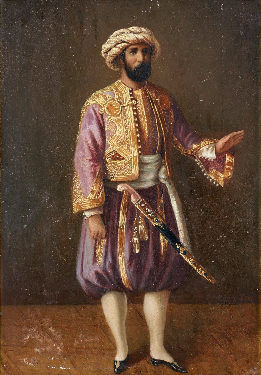 Portrait of the King Charles XV of Sweden in Turkish Dress (19th century) by Anonymous Anonymous