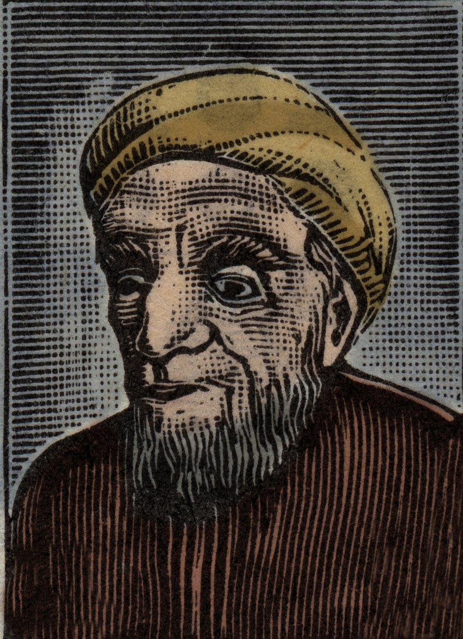 Portrait of Al-Jahiz - engraving after a postage stamp by Anonymous Anonymous