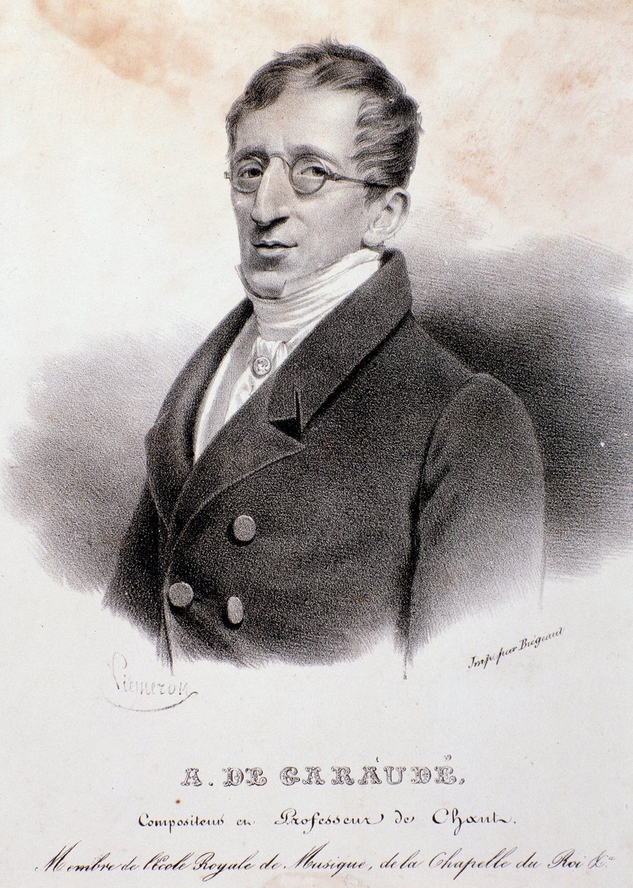 Portrait of Alexis de Garaude (1779-1852), French Composer by Anonymous Anonymous