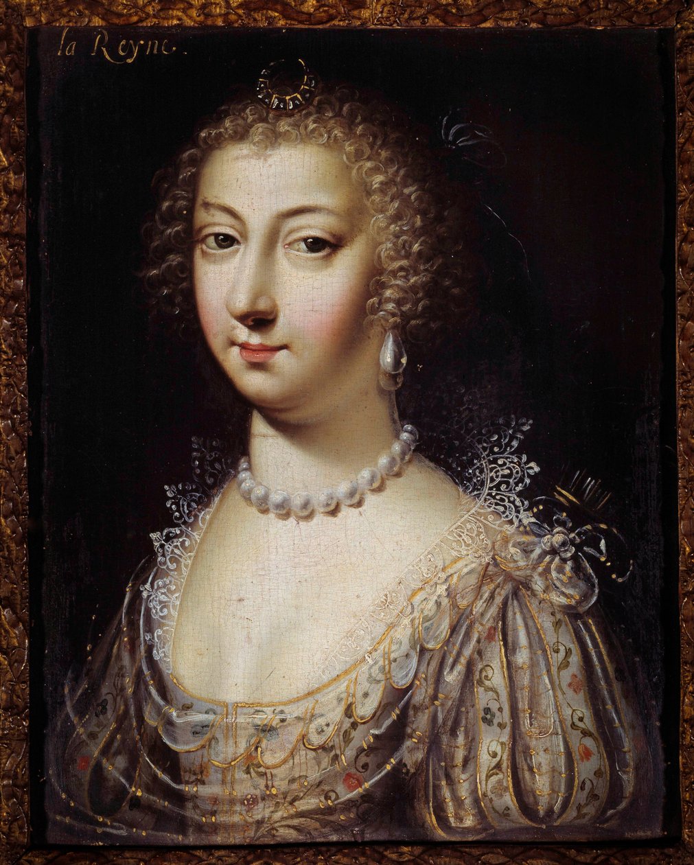 Portrait of Anne Austria, Queen of France by Anonymous Anonymous