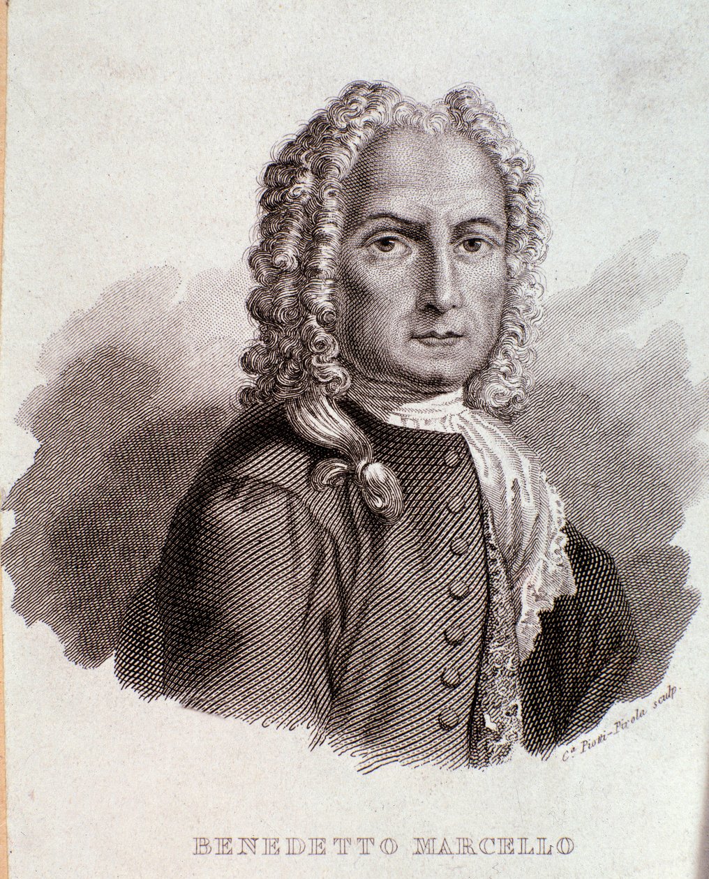 Portrait of Benedetto Marcello (engraving) by Anonymous Anonymous