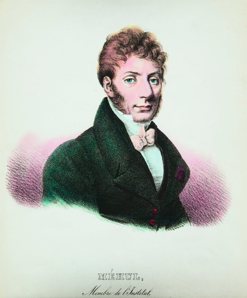 Portrait of Etienne Nicolas Mehul (1763-1817) composer by Anonymous Anonymous