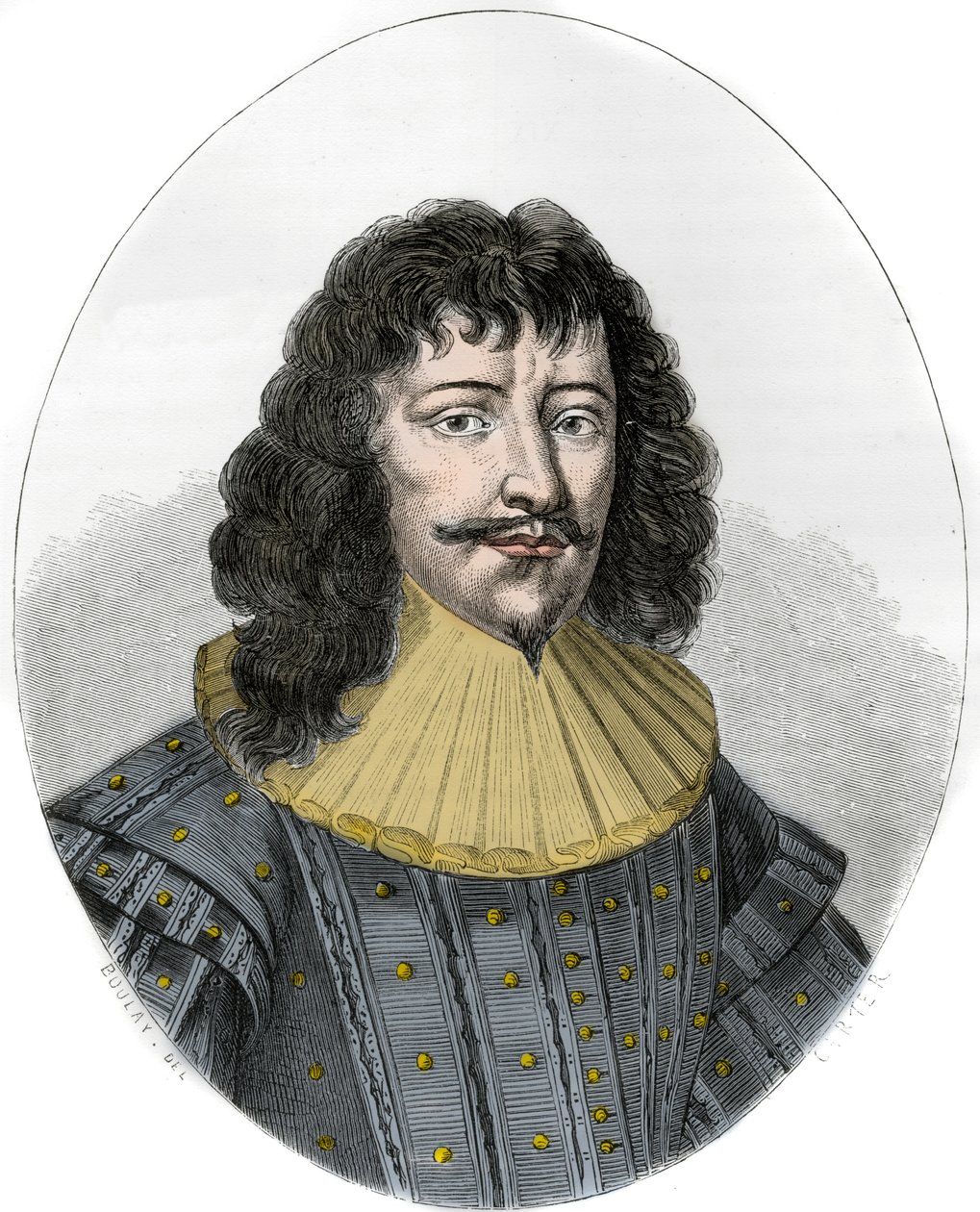 Portrait of Francois-Henri de Montmorency-Bouteville, called Marshal de Luxembourg by Anonymous Anonymous