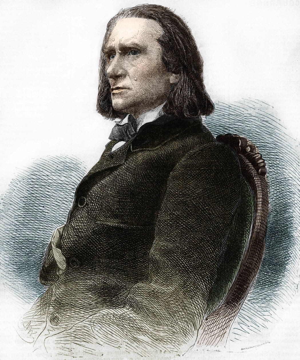 Portrait of Franz Liszt, Hungarian pianist and composer (1811-1886) by Anonymous Anonymous