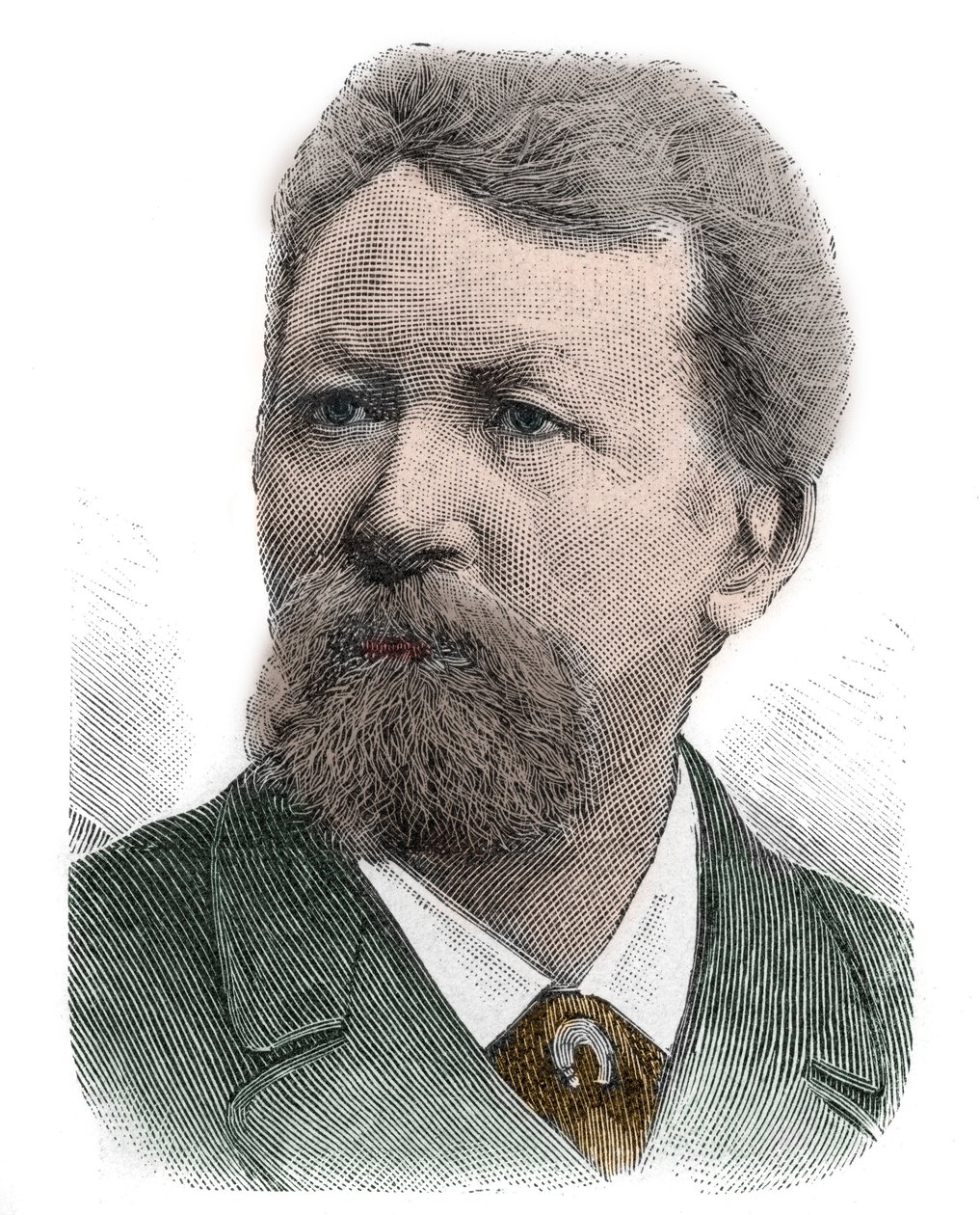 Portrait of Friedrich Gerhard Rohlfs (1831-1896) German geographer, explorer, author and adventurer - Friedrich Gerhard Rohlfs, German geographer, explorer of Africa and writer by Anonymous Anonymous