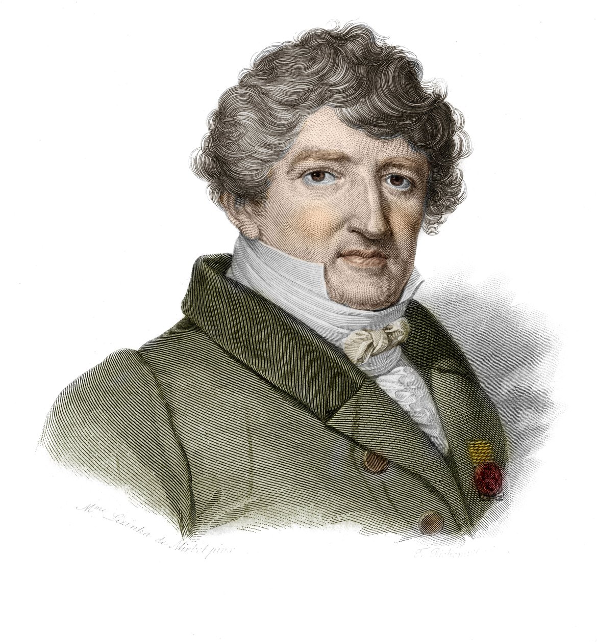 Portrait of Georges Cuvier (1764-1832), French Paleontologist in Portraits et Histoire des Hommes Utile: Hommes et Femmes de Tous Pays et de Tous Conditions, Qui Ont Acquis des Droits à la Reconaissance des Hommes by Anonymous Anonymous