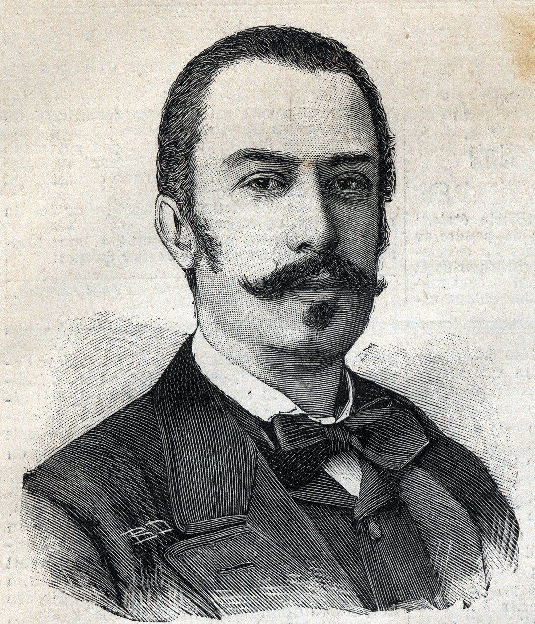 Portrait of Giovanni Giolitti (1842-1928) Italian politician, President of the Council of Ministers. Engraving in 
