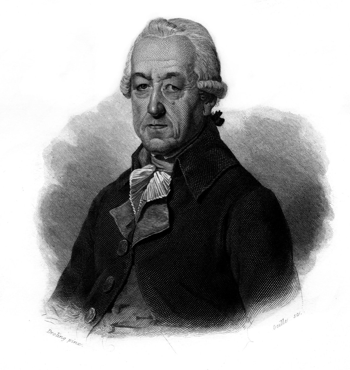 Portrait of Jean-Georges Reber (1731-1816) French industrialist in 