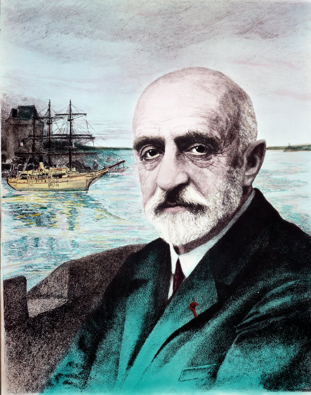 Portrait of Jean Baptiste Charcot, Doctor, Explorer of the Polar Zones by Anonymous Anonymous