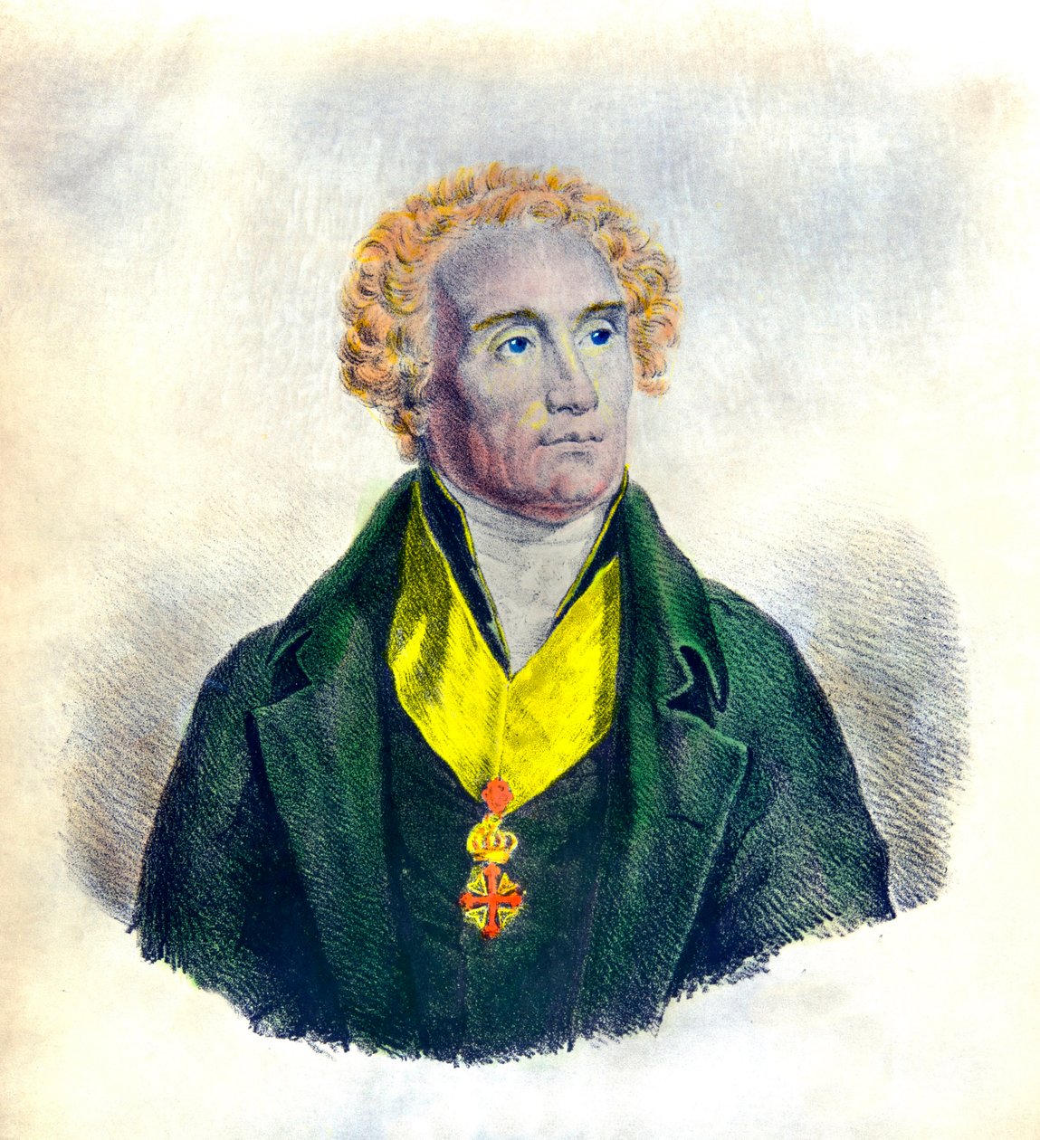 Portrait of Joseph De Maistre (1753-1821) politician, philosopher, magistrate and historian by Anonymous Anonymous