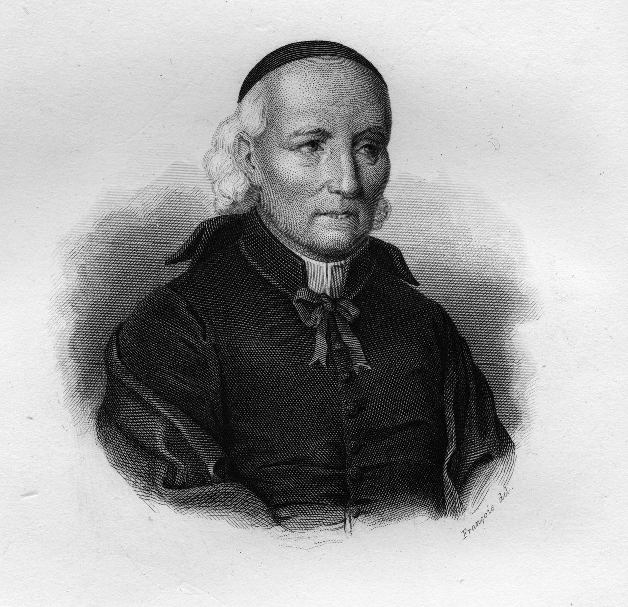 Portrait of Nicola Sottile (1751-1832), Novara canon In Portraits and history of useful men: men and women of all countries and of all conditions, who have acquired rights to the recognition of men published and propagated by the Societe Montyon and Fra by Anonymous Anonymous