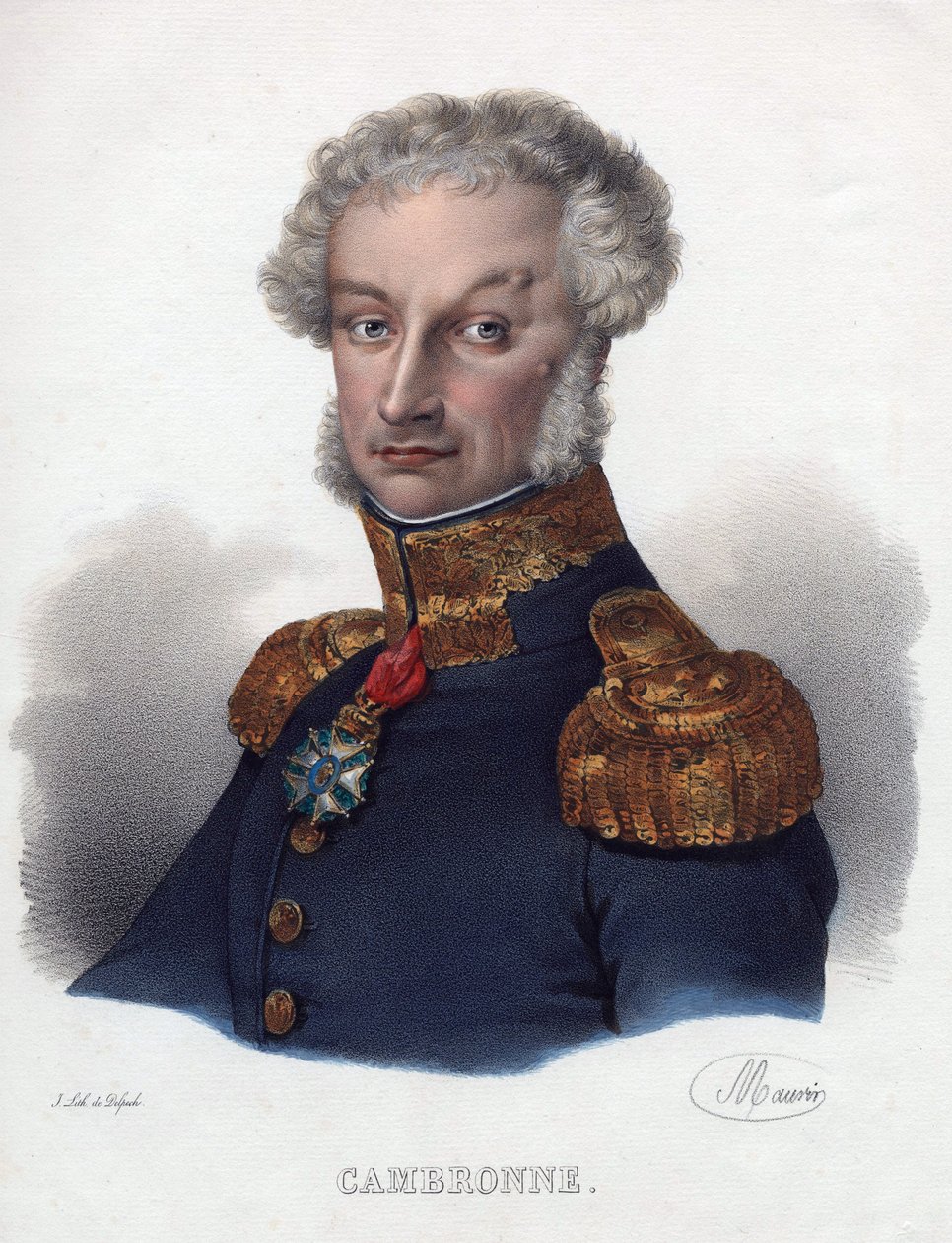 Portrait of Pierre Cambronne by Anonymous Anonymous